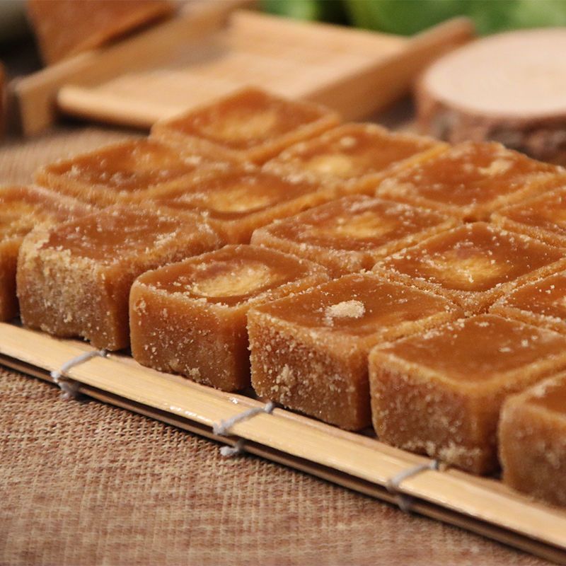 云南古法红糖方块红糖手工月子甘蔗糖块非黑糖1斤