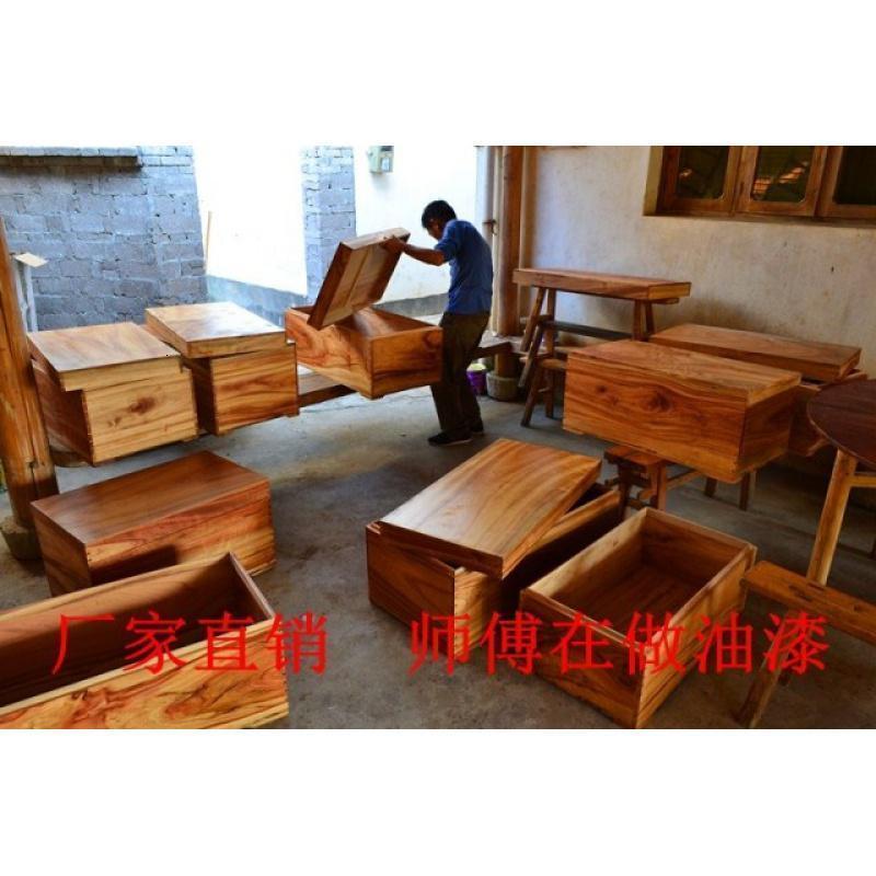 红樟木箱香樟木箱子首饰盒仿古实木家具防虫复古樟木盒子_500 定做尺寸联系掌柜