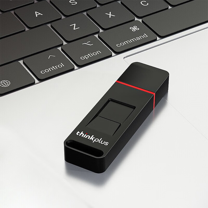 ThinkPad联想thinkplus指纹加密U盘USB3.2商务私人优盘硬件加密U盘FU20064GB