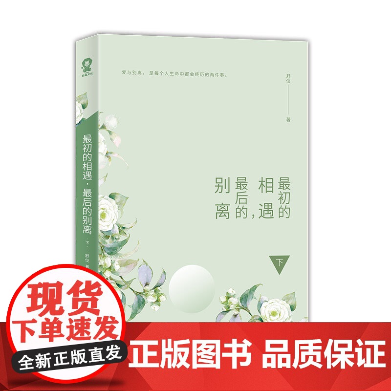 最初的相遇,最后的别离 全二册 林更新盖玥希主演电视剧原著 舒仪经典青春言情都市情感小说 正版高清大图