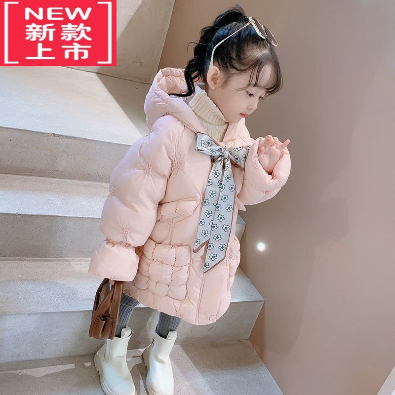 可莉允[]女童棉衣外套冬装2022新款儿童洋气保暖棉服加厚宝宝棉袄图片