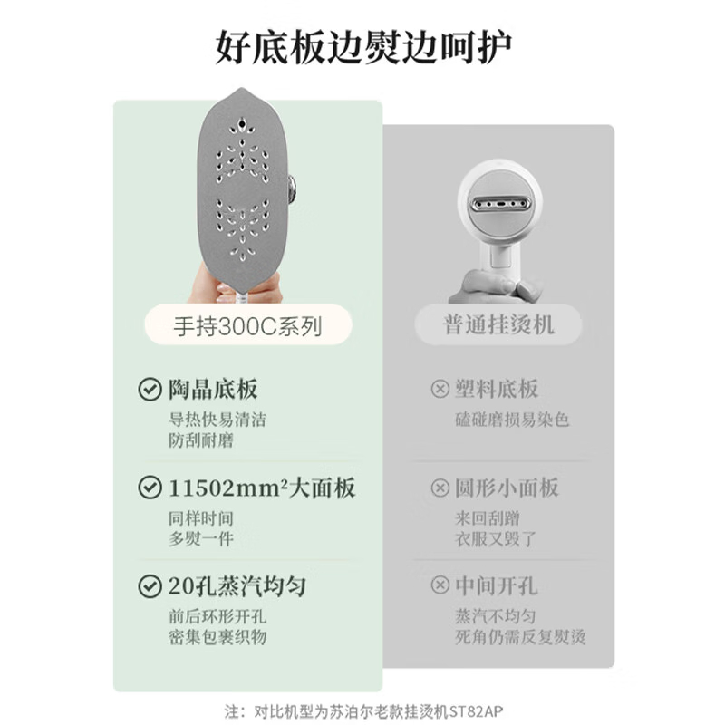苏泊尔(SUPOR)家用手持熨烫机挂烫机GH-300C高清大图