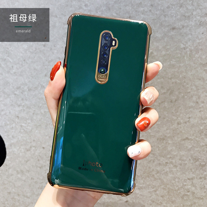 opporeno2手机壳opporeno保护硅胶套reno2z网红祖母绿镜|reno2z