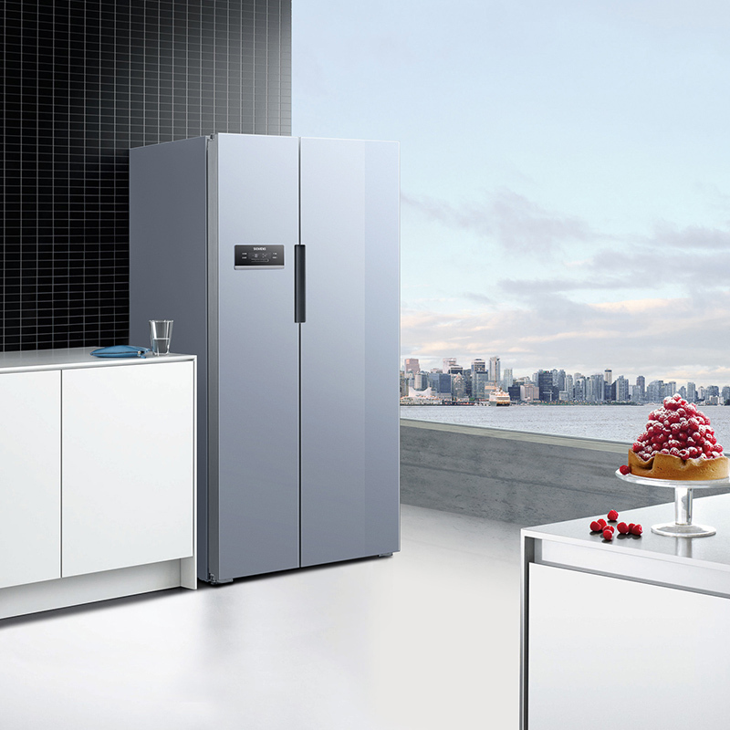 西门子 BCD-608W(KA92SE9DTI) 608升 变频智能双开门对开门冷藏展示柜高清大图