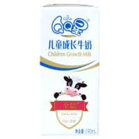 伊利 QQ星儿童成长牛奶 全脂 全聪190ml*15盒 礼盒装