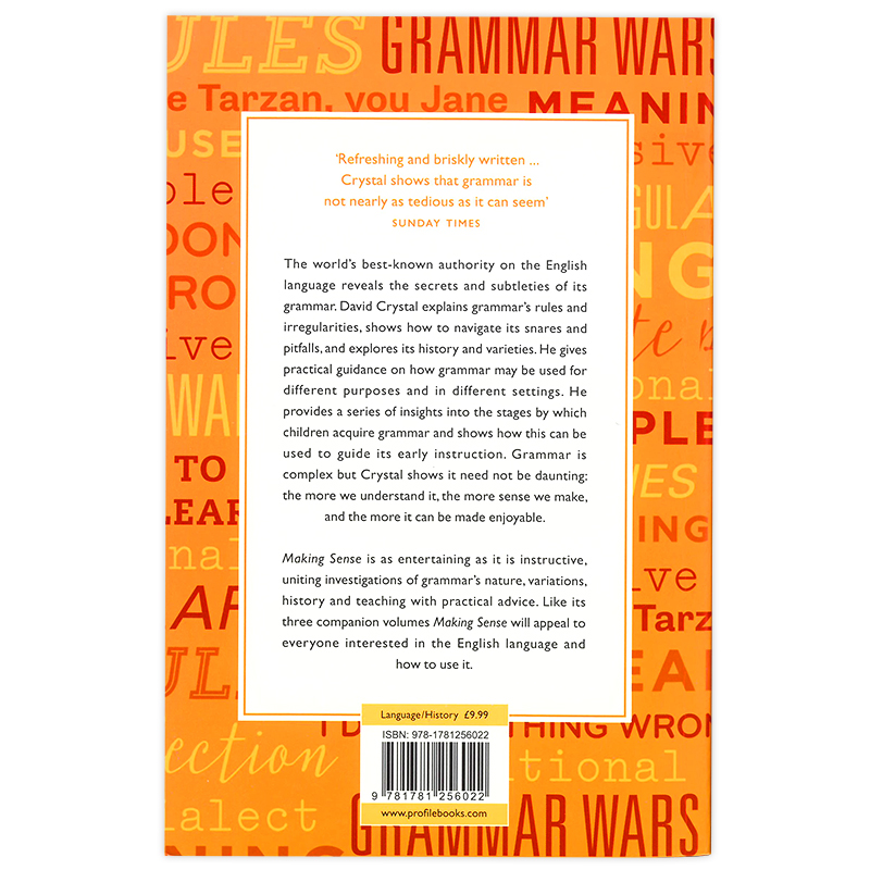 [正版]理解 英语语法的故事 英语原版 Making Sense The Glamorous Story Of Eng高清大图