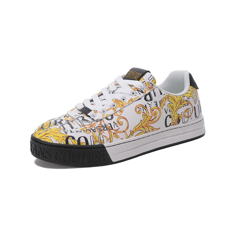 范思哲versacejeanscouture男士系带休闲运动鞋板鞋74ya3sk6zp264视频