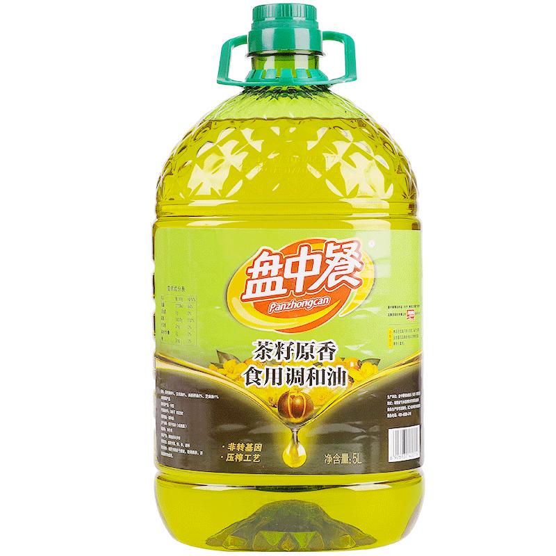加加 盘中餐茶籽原香食用调和油5L