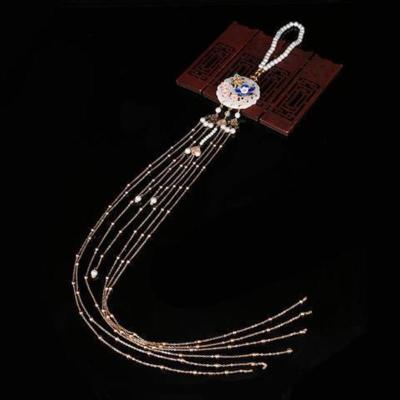 古风禁步汉服压裙坠配饰腰佩挂件吊坠古装腰间饰品花朵压襟长流苏腰佩