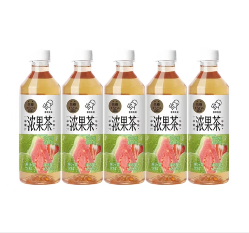 苏宁宜品喜茶果汁450ml*1瓶低糖0脂茶饮料
