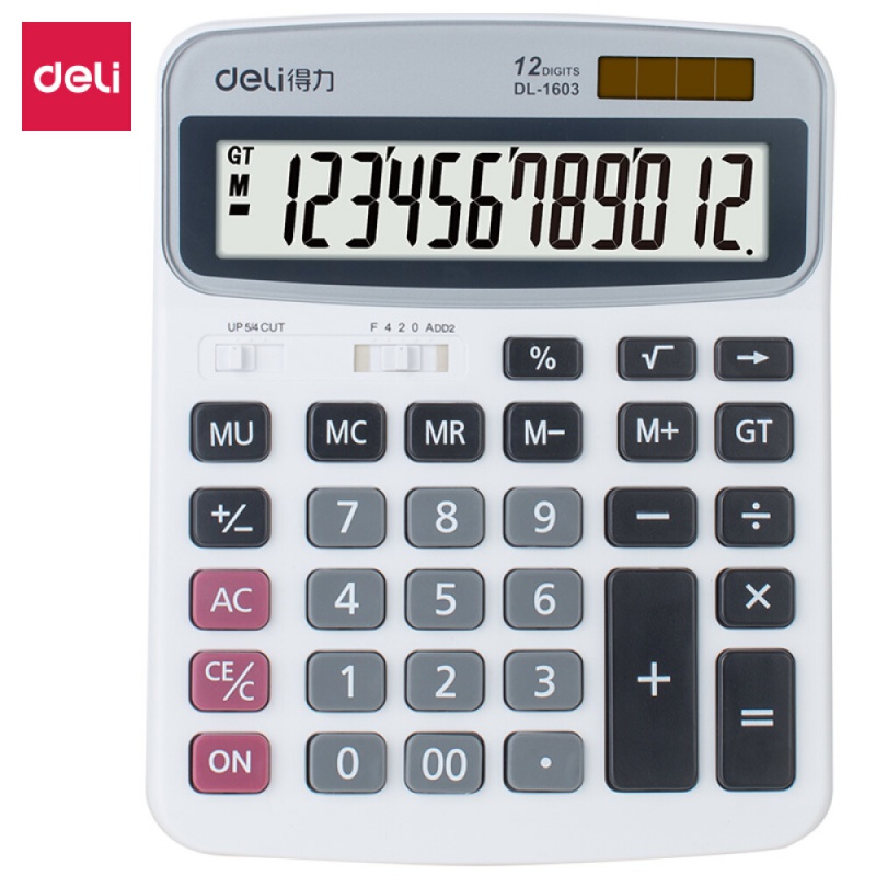 得力(deli)计算器 得力1632 文具
