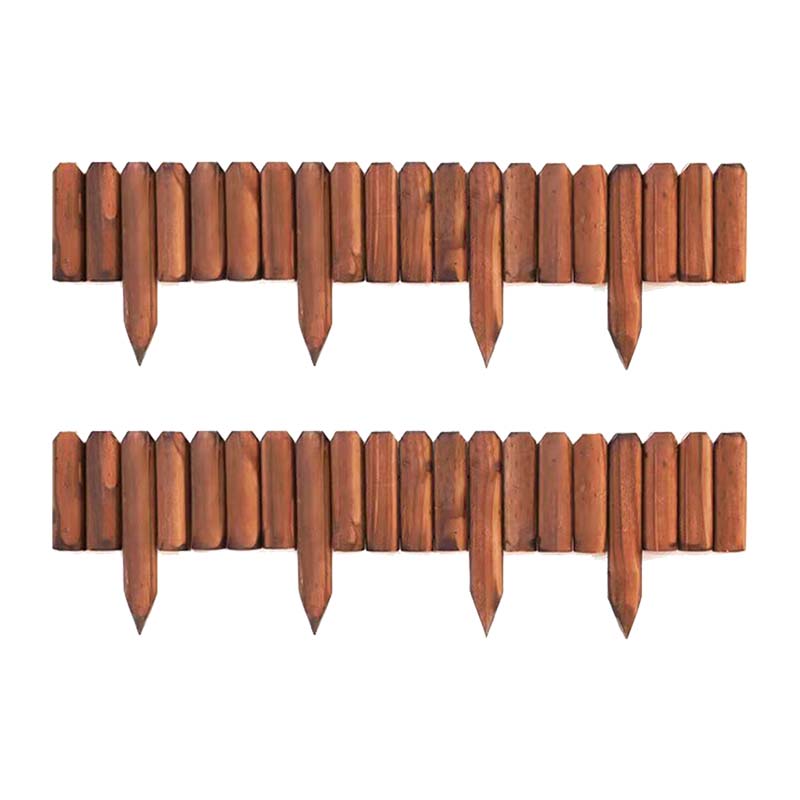安虎 防腐木栅栏 插地平头高-30*120cm 个高清大图