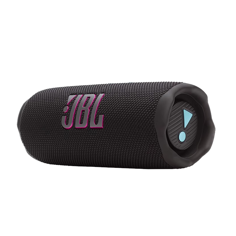 JBL FLIP7 音乐万花筒七代 便携式蓝牙迷你音箱 防水防尘设计 多台串联 赛道扬声器 独立高音单元 黑拼橙色高清大图