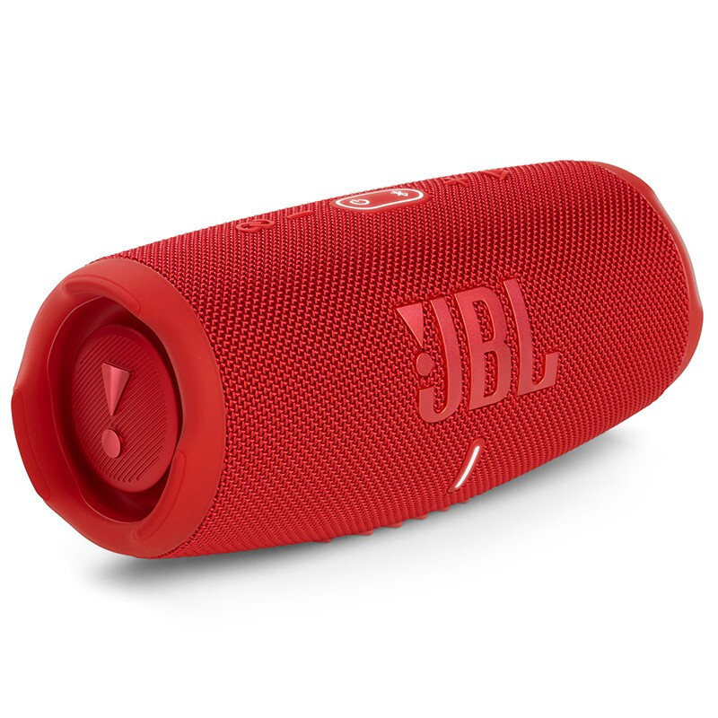 JBL CHARGE5 音乐冲击波五代 便携式蓝牙音箱+低音炮 户外防水防尘音箱桌面音响 增强版赛道扬声器 红色