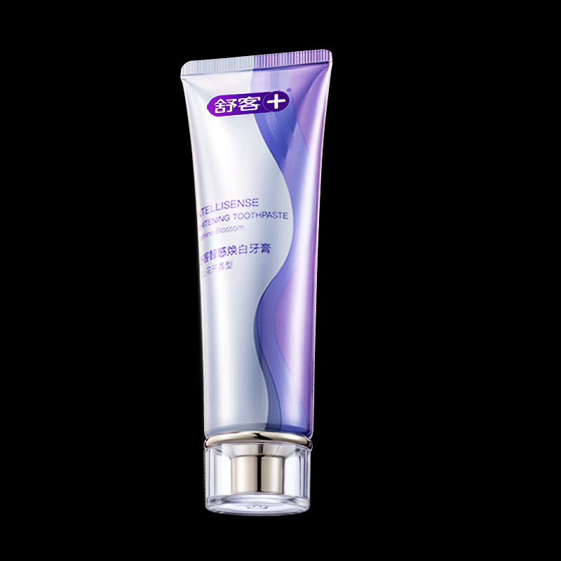舒客 美白智感白牙膏去渍去黄除口臭抑菌含氟防蛀清新口气120g新老随机