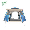 劲脉 露营帐篷 天蓝-240*210*135CM+防潮垫 顶