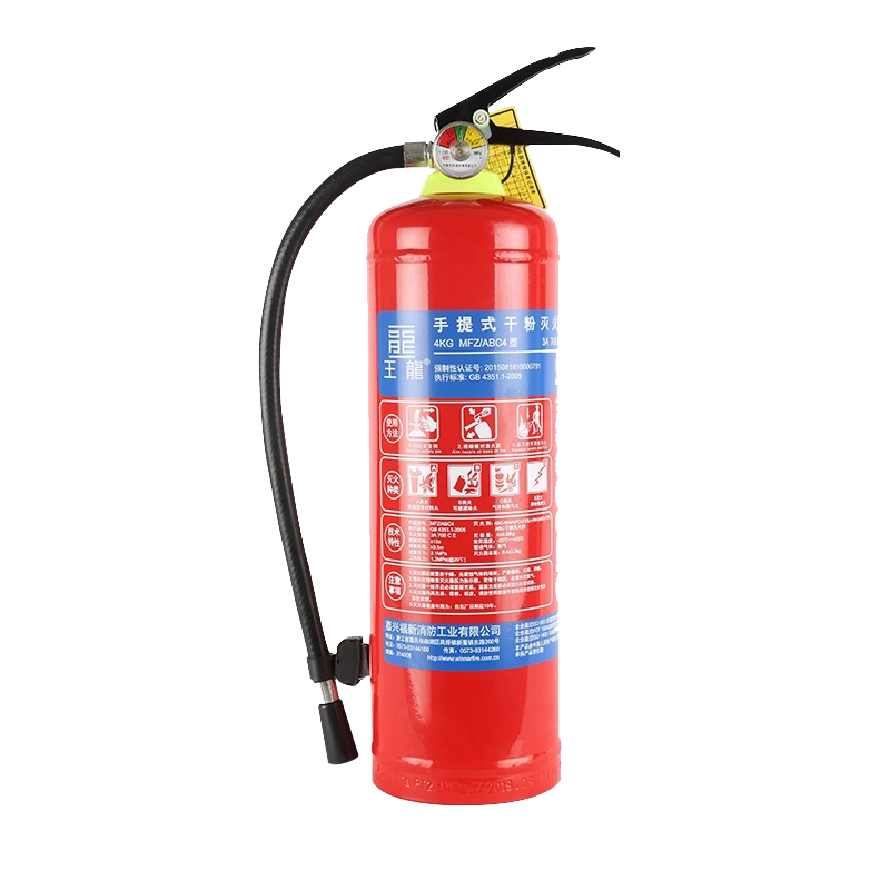 王龍 4kg手提式干粉灭火器 MFZ/ABC4 具