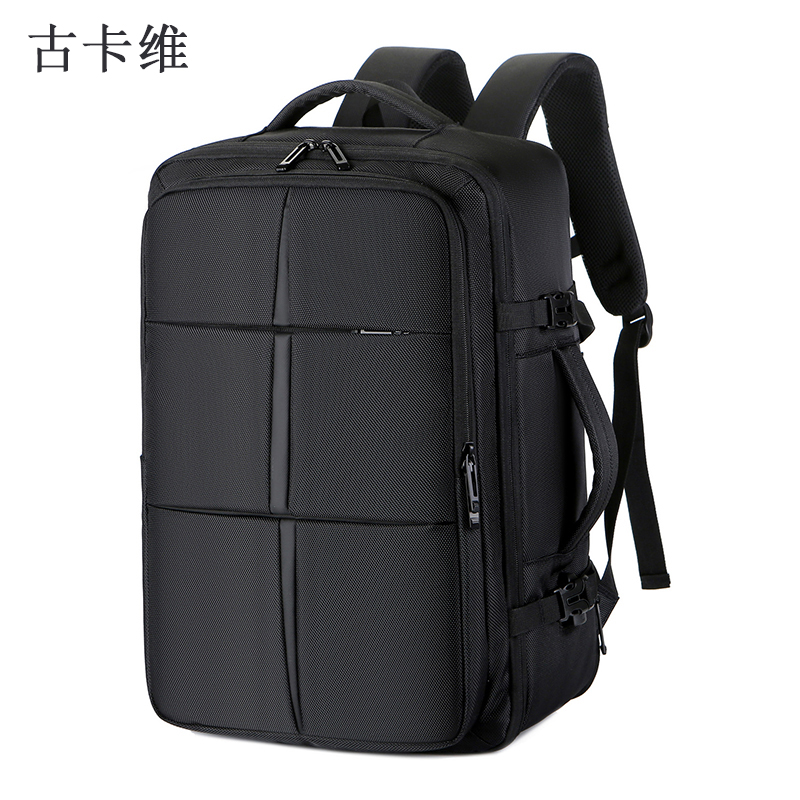 古卡维双肩包可扩容量可定制印字背包YML2107