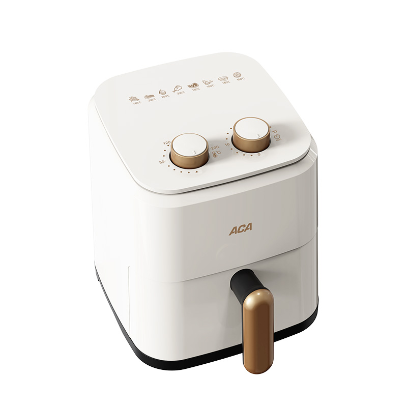 北美电器ACA小家电组合(ACA空气炸锅ALY-H35KZ28J+德力西电气 品字型一转二分控排插CD98Z-B2K2X高清大图