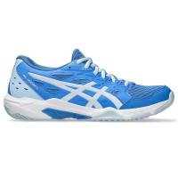 亚瑟士(ASICS)高弹稳定室内训练鞋女多用途羽毛球篮球鞋灵活透气 Blue_Coast/White 44