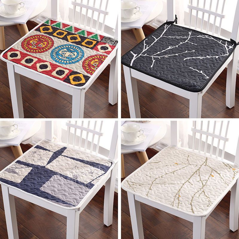 四季通用薄款椅垫防滑办公坐垫学生凳垫电脑椅子垫夏季餐椅垫