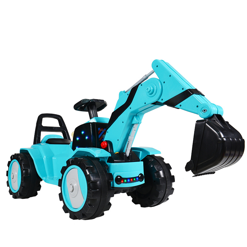 儿童电动挖掘机玩具车可坐可骑超大号男孩挖土机钩机遥控工程车