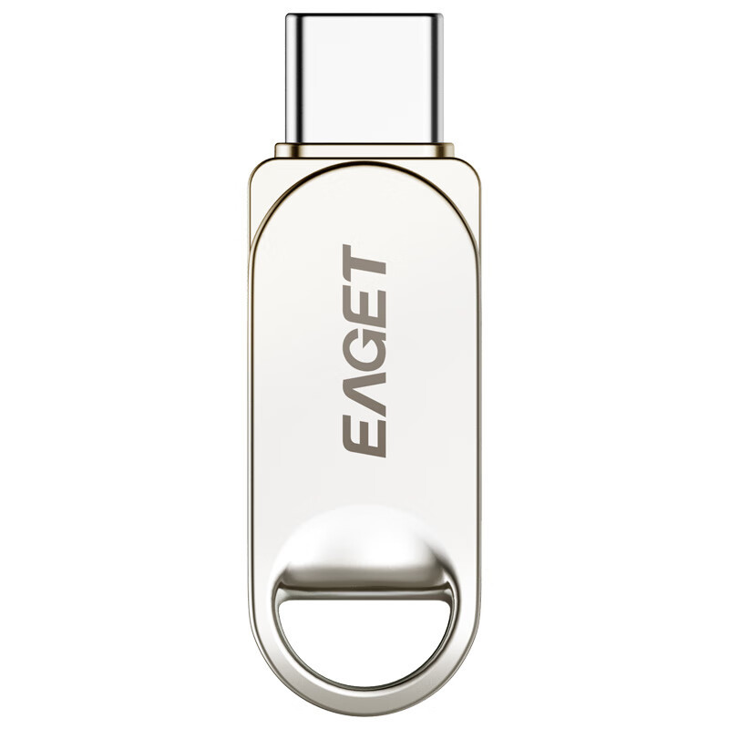 忆捷(EAGET) HT10 手机U盘Type-C USB3.2双接口手机电脑多用车载旋转优盘 金属 64G