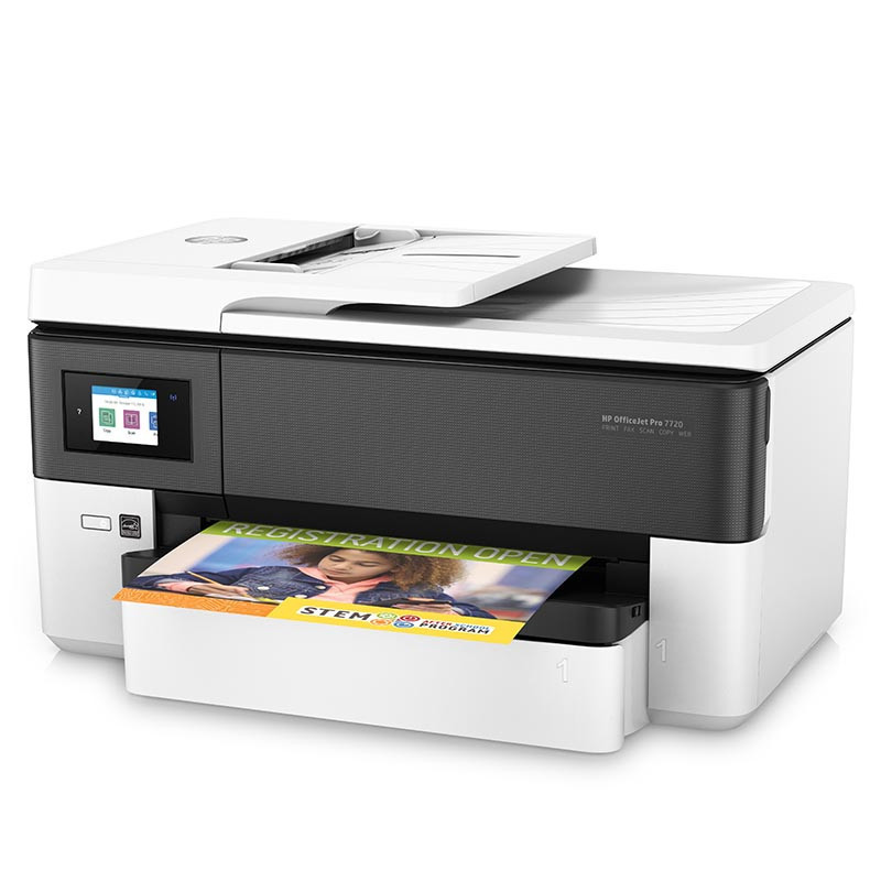 惠普(HP)7720 A3彩色喷墨照片打印机一体机 A3自动双面打印高效办公 文档文件试卷打印 家用办公商用 手机无线惠普打印机(A3打印A4复印扫描传真)替代7730 套餐四高清大图