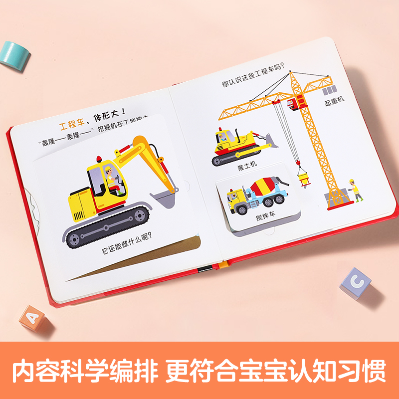 宝宝成长玩具书8册合集 [正版]宝宝成长第一步玩具书点读版4册幼儿早教书籍儿童3d立体书好玩的车车一天吃饭饭穿衣服婴儿宝高清大图