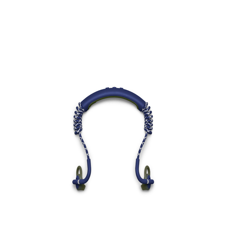 城市之音(URBANEARS) Stadion 后挂式无线蓝牙运动跑步耳机耳塞耳麦 防汗反光线材 Trail 趣游蓝