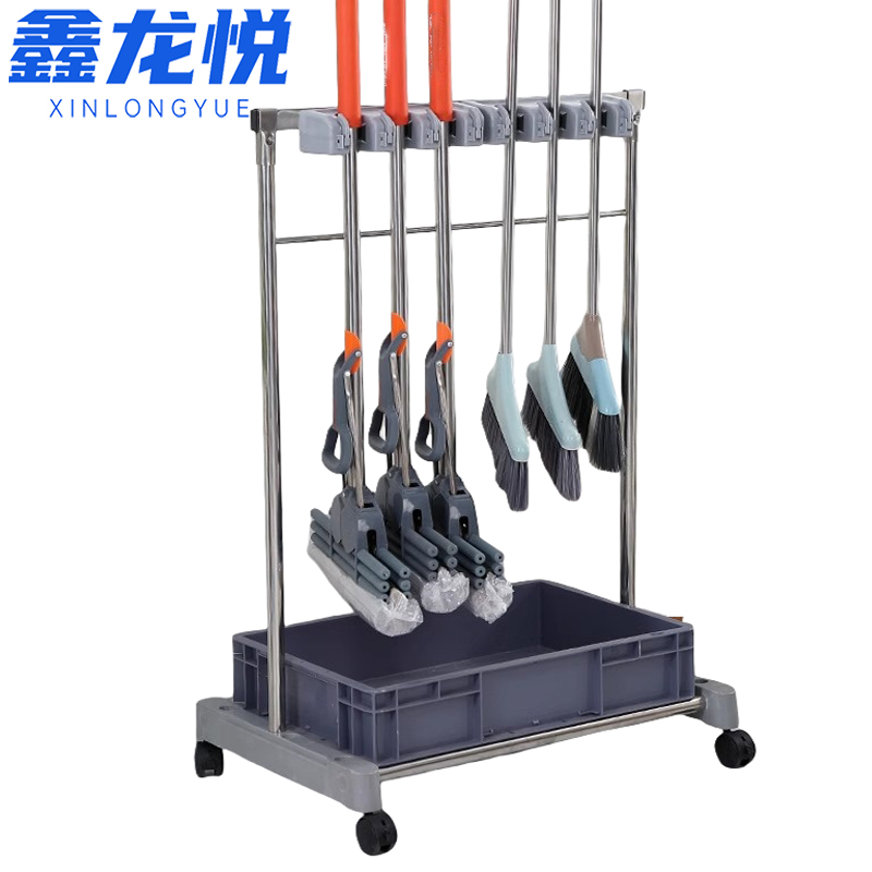鑫龙悦 落地拖把架 6挂8钩 个高清大图