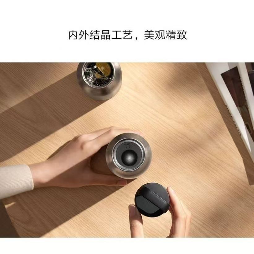 小米米家钛保温杯G 便携纯钛内胆450ML长效保温保冷热饮手提水杯高清大图