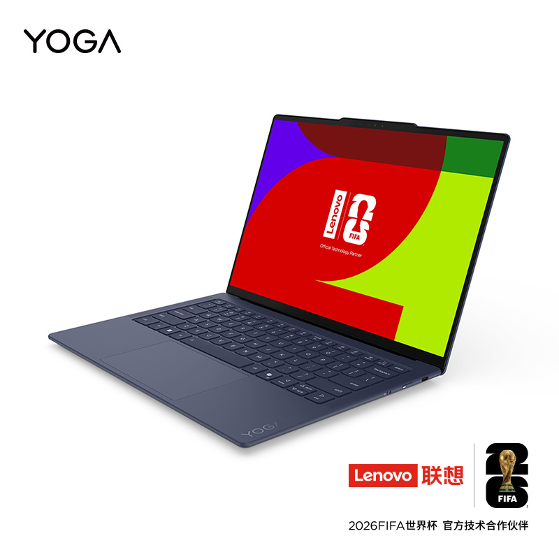 联想 YOGA Air 14 Ultra Aura 2026 FIFA世界杯限量版 14英寸轻薄触控笔记本电脑 英特尔酷睿Ultra X7 358H 32G 1T 集显 W11高清大图