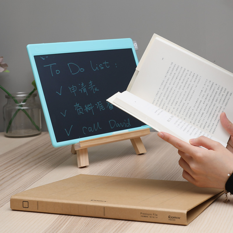 小米生态链 机器岛智能小黑板 13.5寸非磁性涂鸦绘画 液晶画板 儿童早教玩具手写板 宝宝益智写字板 手写板粉色高清大图