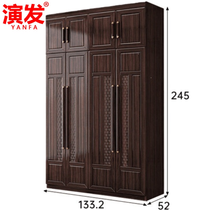 演发 衣 柜三门 台高清大图