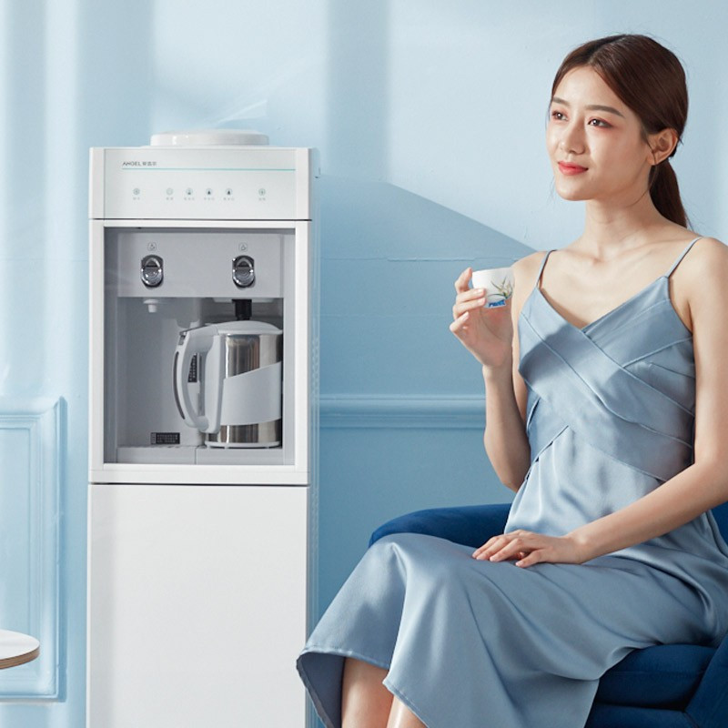 安吉尔饮水机家用 底盘速热饮水器 即热式冷热型 立式茶吧机开水机 上置式升级款 冷热款