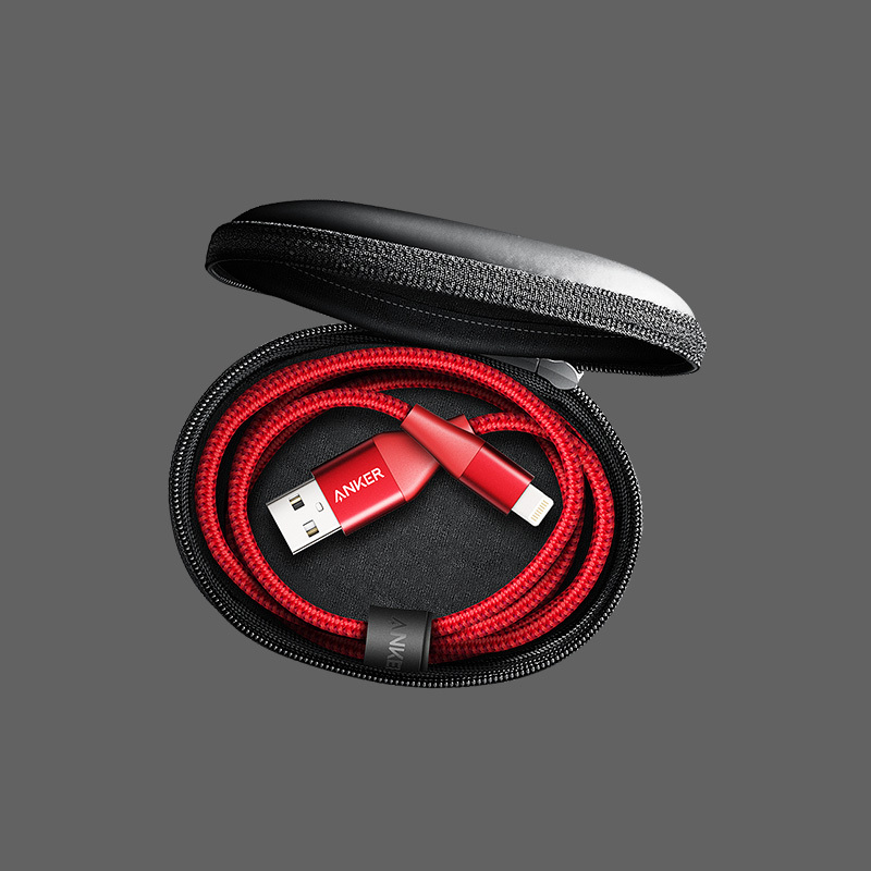 Anker PowerLine+ Lighting数据线-A8453P91-1/红色1.8米