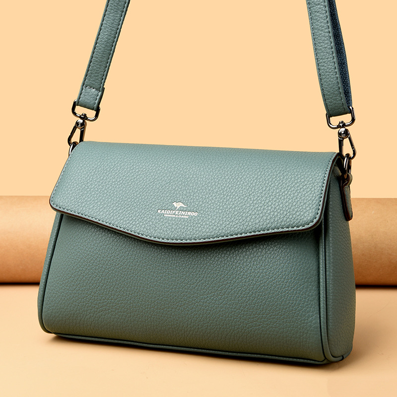 包包女包新款时尚斜挎包女大气时尚多隔层单肩包女高清大图