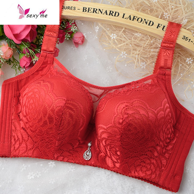 鱼篓(fish basket)文胸 大码薄款胖mm大号女聚拢大胸显小防走光全罩杯