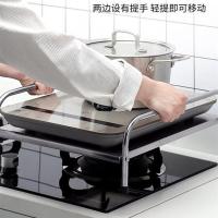 不锈钢电磁炉架厨房用品置物架煤气灶台燃气灶台盖板台面收纳架子 不锈钢电磁炉架[普通款]