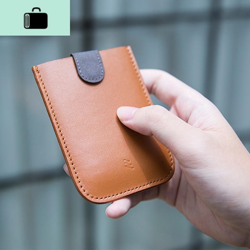 DAX层叠式抽拉卡包男女商务简约超薄钱包渐变银行卡套名片盒NEW LAKE高清大图