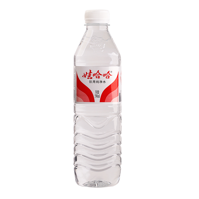娃哈哈 纯净水饮用水 596ml*24瓶 整箱水