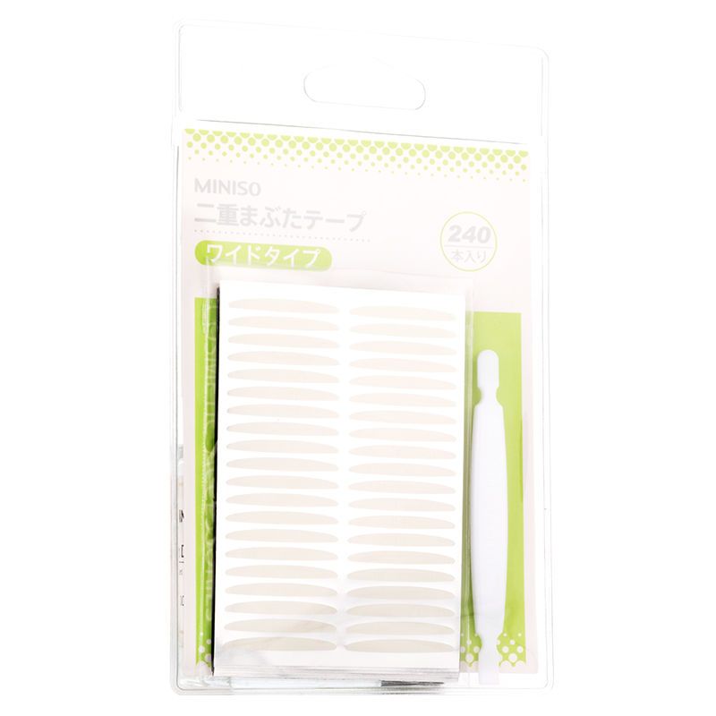 MINISO/名创优品均匀自然双眼皮贴+胶水组合装女无痕自然肤色 128回/8ml
