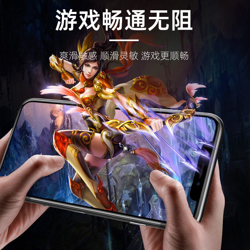 适用xrxsmax全屏防窥膜iphone11pro12mini防偷窥钢化膜12max护眼蓝光6s7p8pse2代i8pl