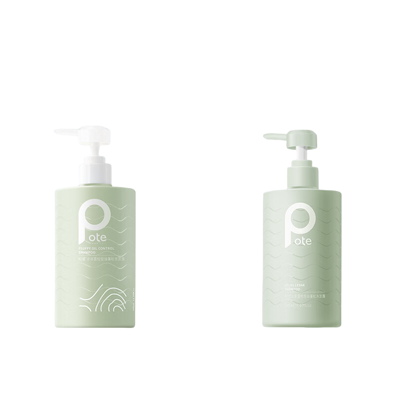 柏缇(POTE) 北非雪松控油蓬松洗发水 清爽去屑止痒留香氨基酸洗发露 505ml(单位:瓶)新老包装随机发货