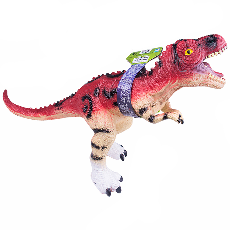 泰真软胶恐龙玩具仿真动物霸王龙充棉大号动物模型塑胶三角龙男孩女孩