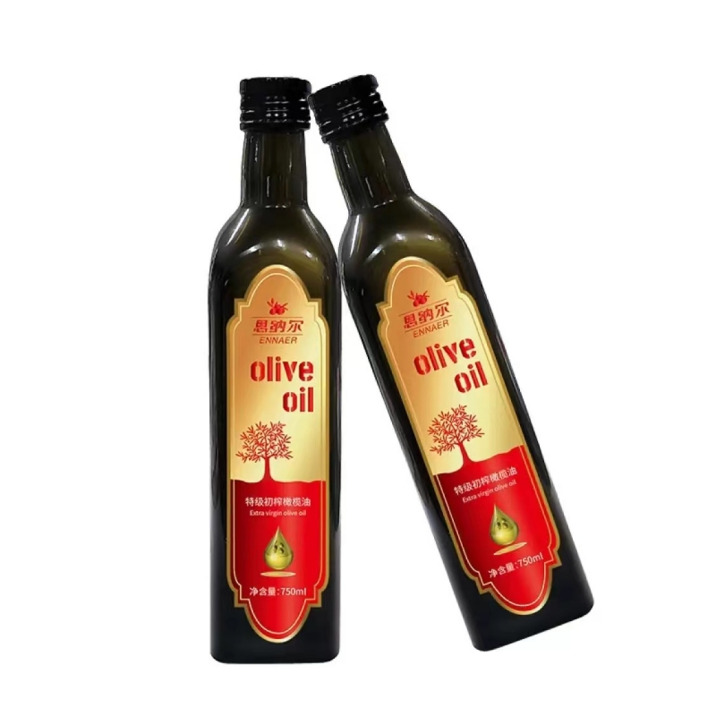 恩纳尔西班牙原油进口橄榄油欧尚礼盒 750ML*2 特级初榨食用油高清大图