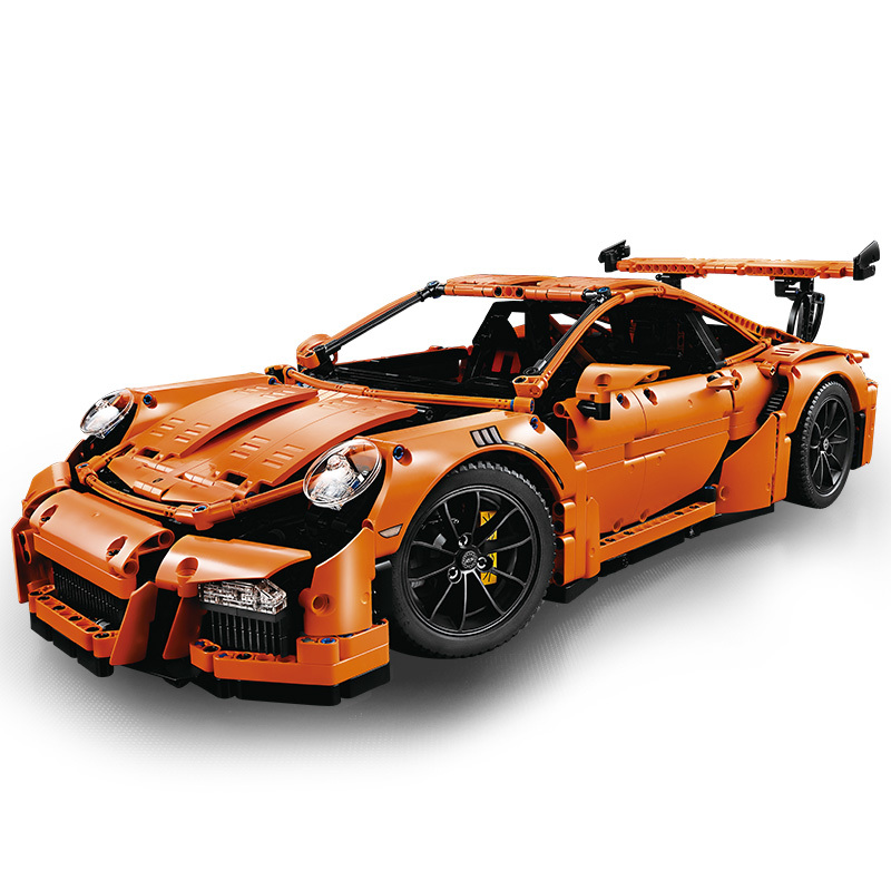 汇奇宝 博智兼容乐高积木科技系列保时捷跑车拼装模型男孩子遥控玩具