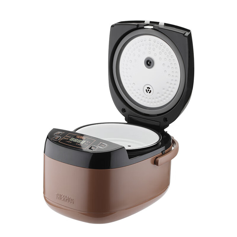 膳魔師(THERMOS) 电饭煲 智能微电脑电饭锅棕色600W EHA-4138E-B高清大图