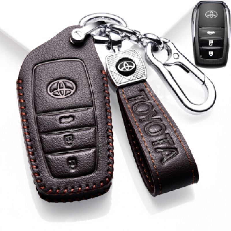 tyui2021款丰田卡罗拉钥匙套19款卡罗拉钥匙包专用高档真牛皮12代